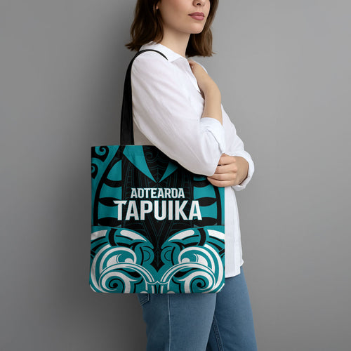 Aotearoa Tapuika Tote Bag New Zealand Traditional Maori Pattern