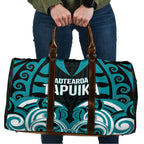 Aotearoa Tapuika Travel Bag New Zealand Traditional Maori Pattern