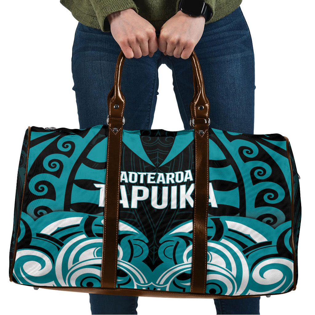 Aotearoa Tapuika Travel Bag New Zealand Traditional Maori Pattern