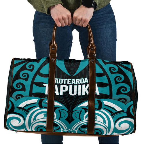 Aotearoa Tapuika Travel Bag New Zealand Traditional Maori Pattern