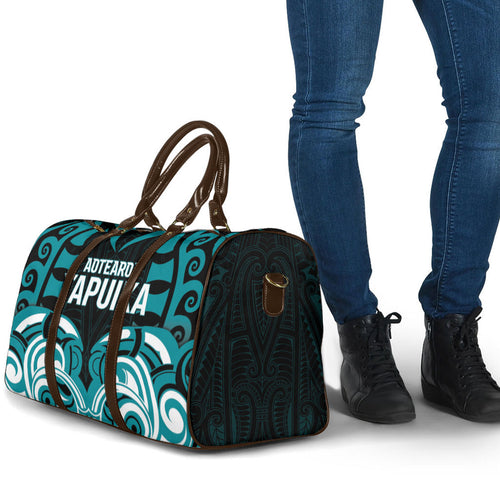 Aotearoa Tapuika Travel Bag New Zealand Traditional Maori Pattern