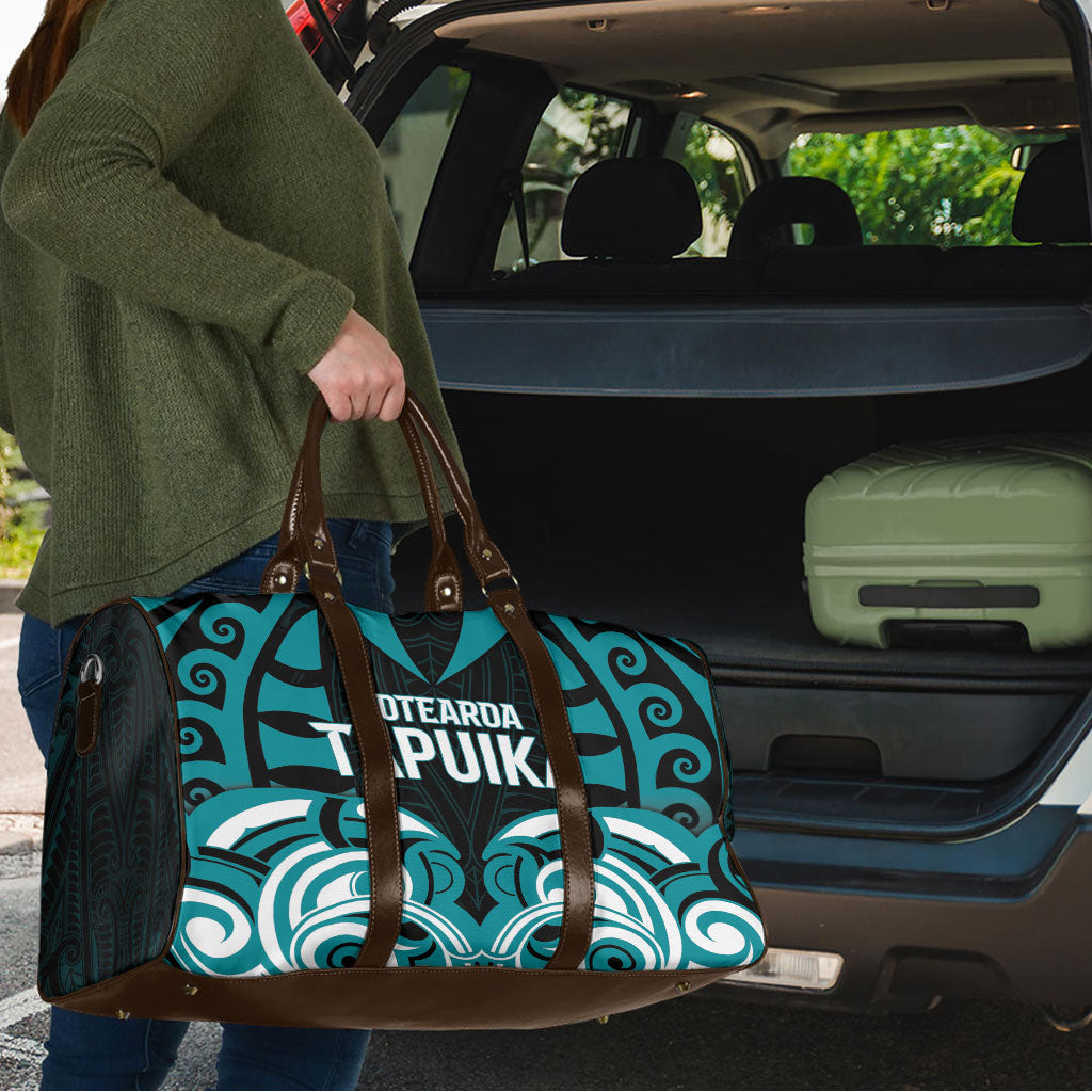 Aotearoa Tapuika Travel Bag New Zealand Traditional Maori Pattern