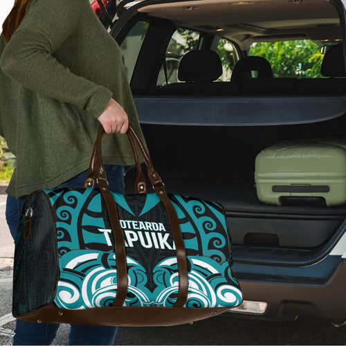 Aotearoa Tapuika Travel Bag New Zealand Traditional Maori Pattern