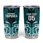 Custom Aotearoa Tapuika Tumbler Cup New Zealand Traditional Maori Pattern