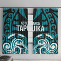 Aotearoa Tapuika Window Curtain New Zealand Traditional Maori Pattern