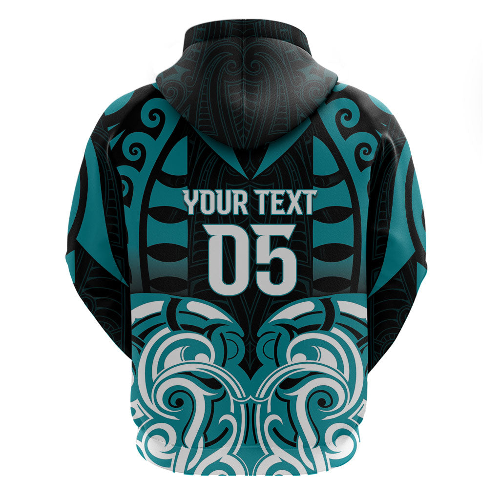 Custom Aotearoa Tapuika Zip Hoodie New Zealand Traditional Maori Pattern