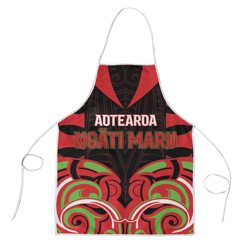 Aotearoa Ngati Maru Apron New Zealand Traditional Maori Pattern