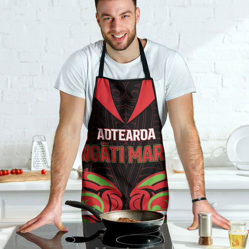 Aotearoa Ngati Maru Apron New Zealand Traditional Maori Pattern