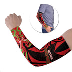 Custom Aotearoa Ngati Maru Arm Sleeves New Zealand Traditional Maori Pattern