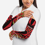 Custom Aotearoa Ngati Maru Arm Sleeves New Zealand Traditional Maori Pattern