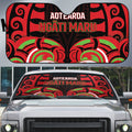 Aotearoa Ngati Maru Auto Sun Shade New Zealand Traditional Maori Pattern