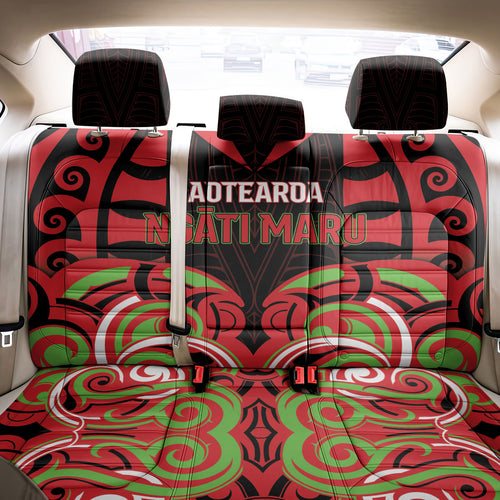 Aotearoa Ngati Maru Back Car Seat Cover New Zealand Traditional Maori Pattern