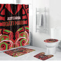 Aotearoa Ngati Maru Bathroom Set New Zealand Traditional Maori Pattern