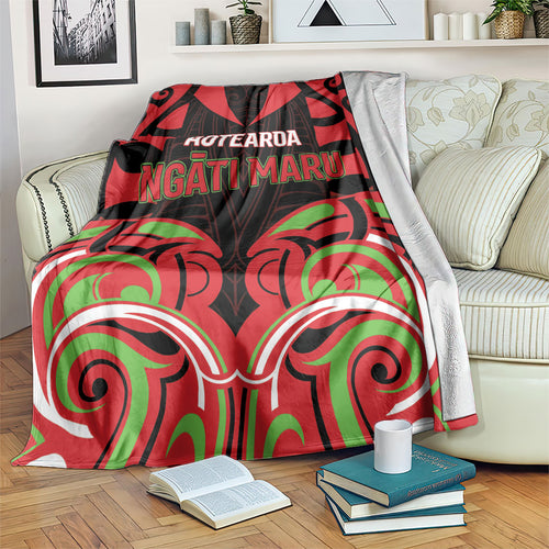 Aotearoa Ngati Maru Blanket New Zealand Traditional Maori Pattern