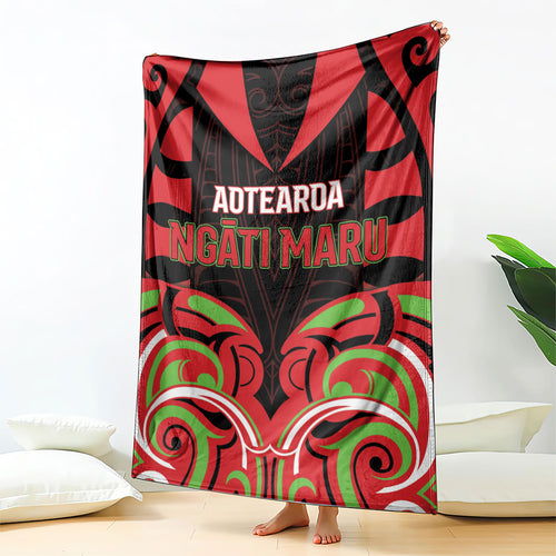 Aotearoa Ngati Maru Blanket New Zealand Traditional Maori Pattern
