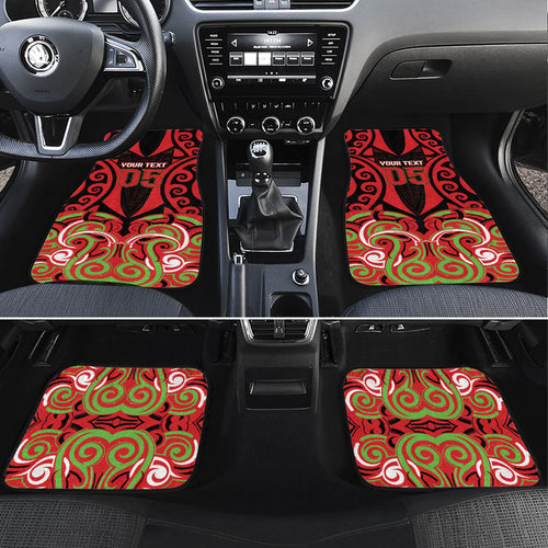 Custom Aotearoa Ngati Maru Car Mats New Zealand Traditional Maori Pattern