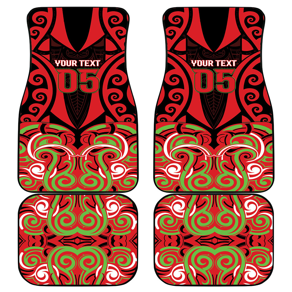 Custom Aotearoa Ngati Maru Car Mats New Zealand Traditional Maori Pattern