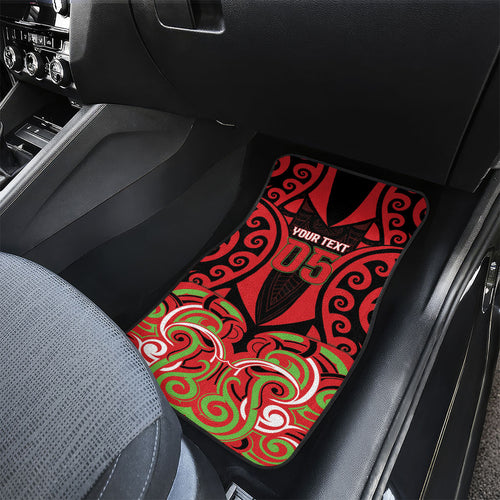 Custom Aotearoa Ngati Maru Car Mats New Zealand Traditional Maori Pattern