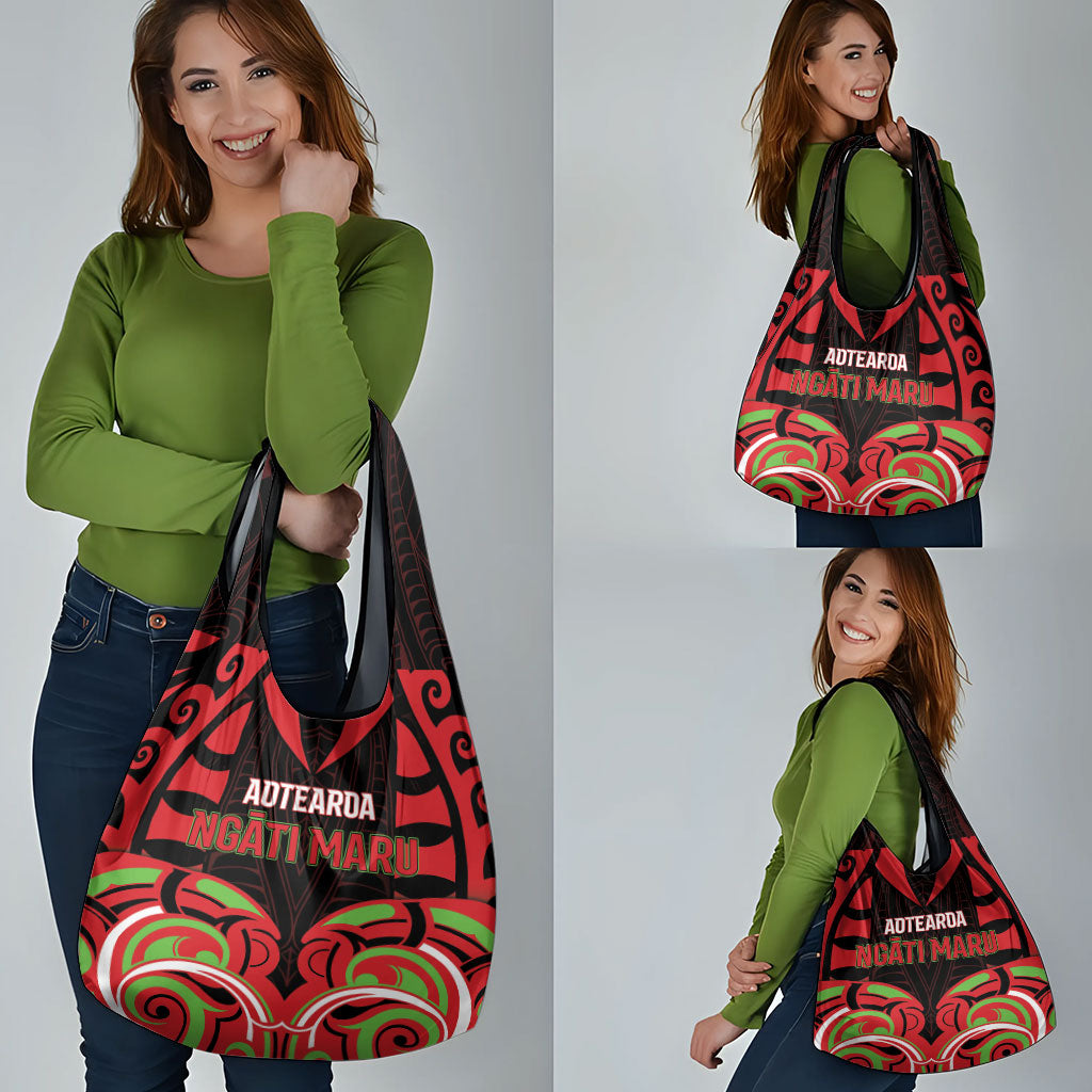 Aotearoa Ngati Maru Grocery Bag New Zealand Traditional Maori Pattern