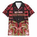 Custom Aotearoa Ngati Maru Hawaiian Shirt New Zealand Traditional Maori Pattern