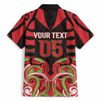 Custom Aotearoa Ngati Maru Hawaiian Shirt New Zealand Traditional Maori Pattern