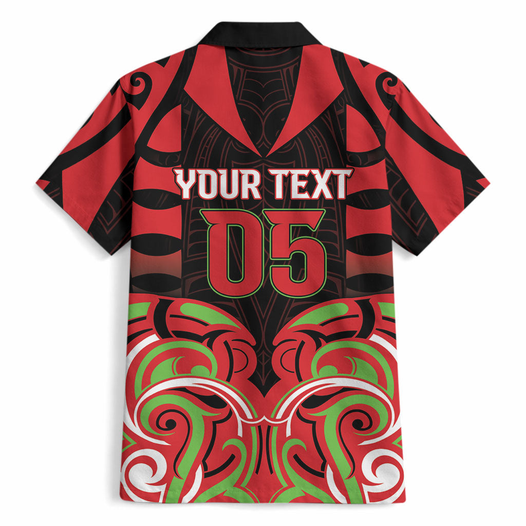 Custom Aotearoa Ngati Maru Hawaiian Shirt New Zealand Traditional Maori Pattern