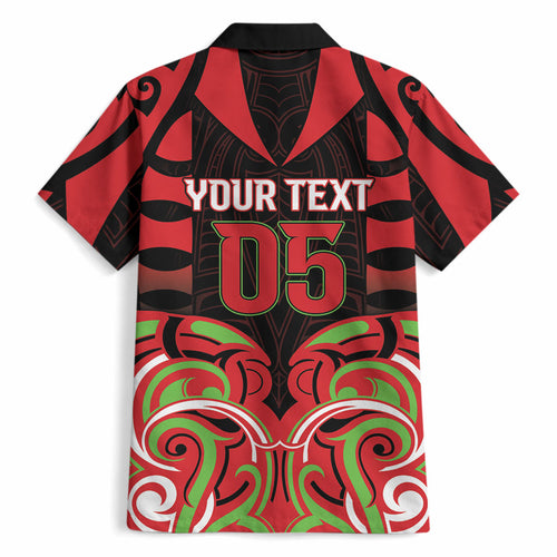 Custom Aotearoa Ngati Maru Hawaiian Shirt New Zealand Traditional Maori Pattern