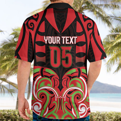 Custom Aotearoa Ngati Maru Hawaiian Shirt New Zealand Traditional Maori Pattern