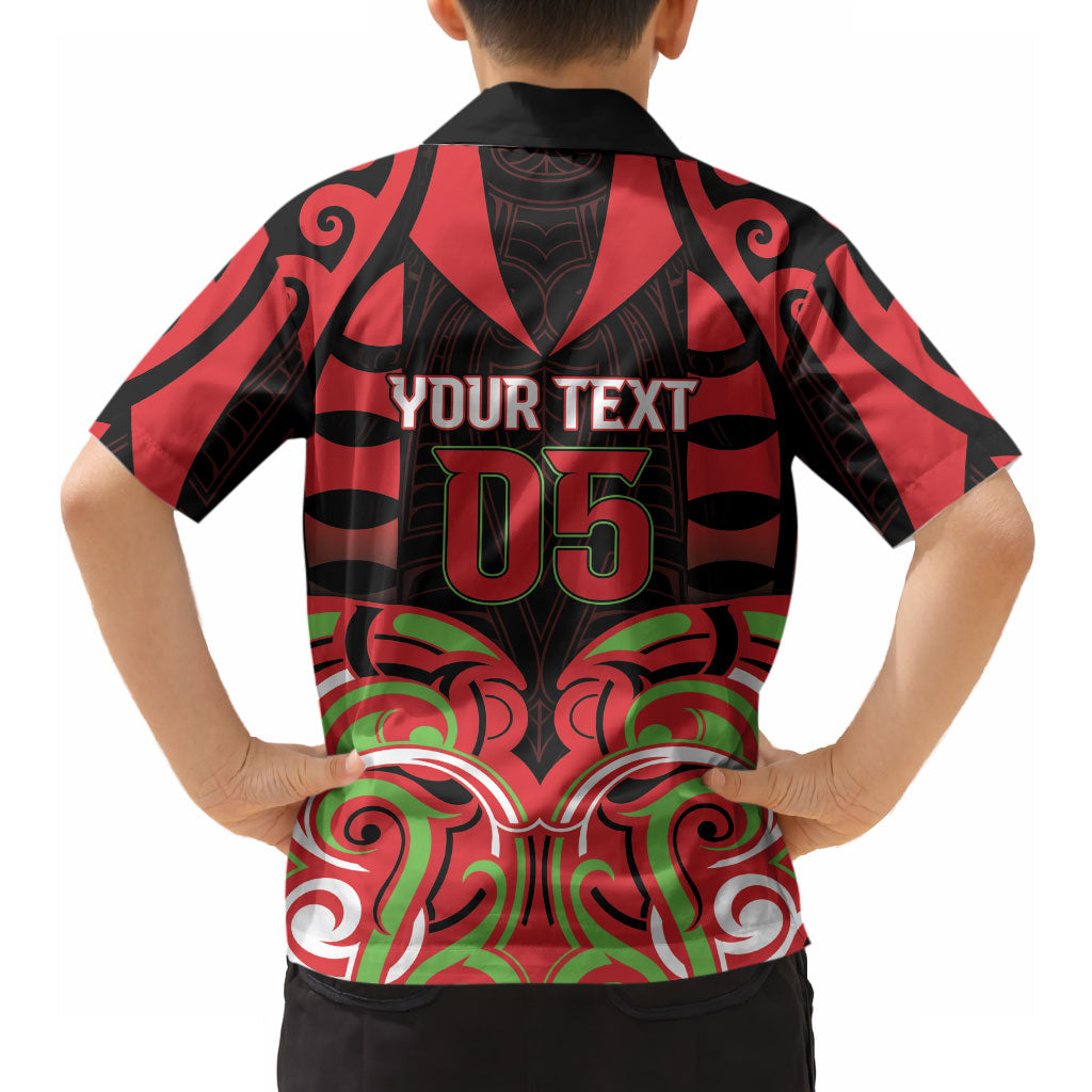 Custom Aotearoa Ngati Maru Hawaiian Shirt New Zealand Traditional Maori Pattern