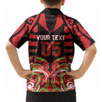 Custom Aotearoa Ngati Maru Hawaiian Shirt New Zealand Traditional Maori Pattern