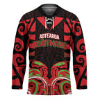 Custom Aotearoa Ngati Maru Hockey Jersey New Zealand Traditional Maori Pattern