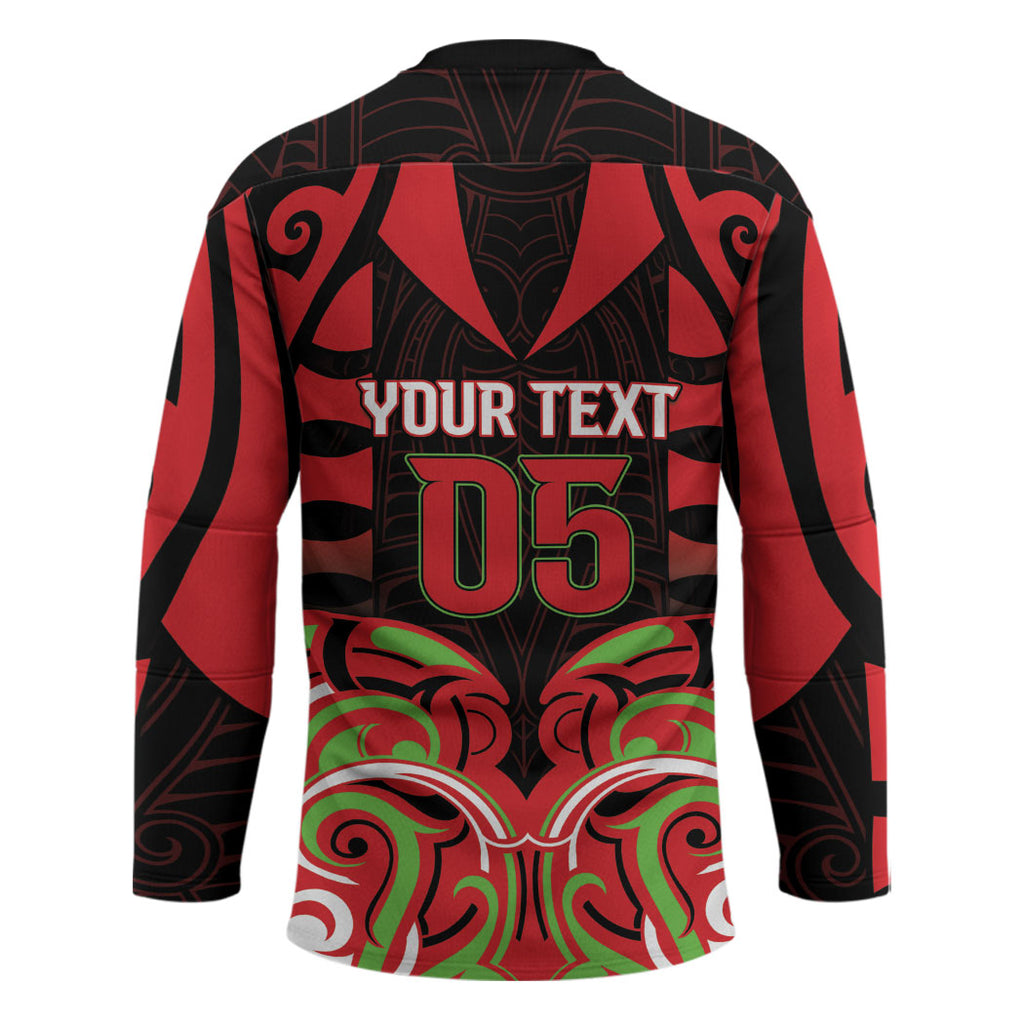 Custom Aotearoa Ngati Maru Hockey Jersey New Zealand Traditional Maori Pattern