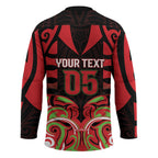 Custom Aotearoa Ngati Maru Hockey Jersey New Zealand Traditional Maori Pattern