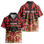 Custom Aotearoa Ngati Maru Kid Hawaiian Shirt New Zealand Traditional Maori Pattern