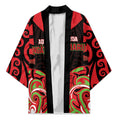 Custom Aotearoa Ngati Maru Kimono New Zealand Traditional Maori Pattern