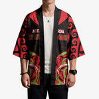 Custom Aotearoa Ngati Maru Kimono New Zealand Traditional Maori Pattern
