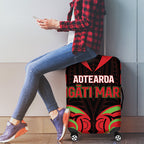 Aotearoa Ngati Maru Luggage Cover New Zealand Traditional Maori Pattern