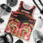 Custom Aotearoa Ngati Maru Men Tank Top New Zealand Traditional Maori Pattern