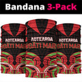 Aotearoa Ngati Maru Neck Gaiter New Zealand Traditional Maori Pattern