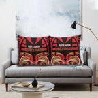Aotearoa Ngati Maru Pillow Cover New Zealand Traditional Maori Pattern