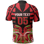 Custom Aotearoa Ngati Maru Polo Shirt New Zealand Traditional Maori Pattern