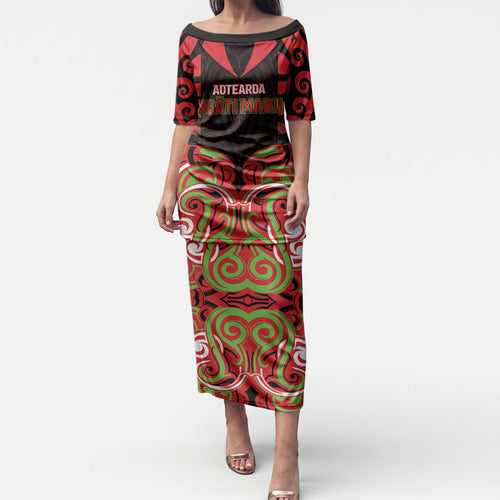 Custom Aotearoa Ngati Maru Puletasi New Zealand Traditional Maori Pattern