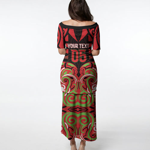 Custom Aotearoa Ngati Maru Puletasi New Zealand Traditional Maori Pattern