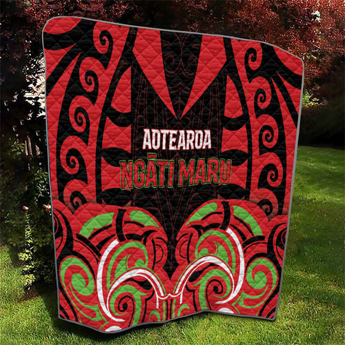 Aotearoa Ngati Maru Quilt New Zealand Traditional Maori Pattern
