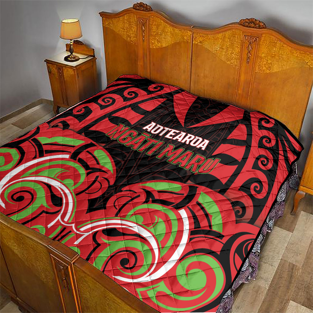 Aotearoa Ngati Maru Quilt New Zealand Traditional Maori Pattern