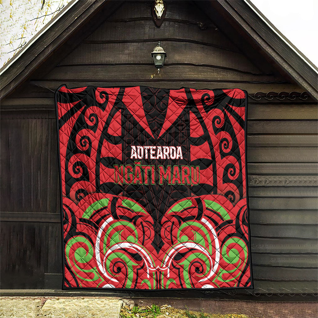 Aotearoa Ngati Maru Quilt New Zealand Traditional Maori Pattern