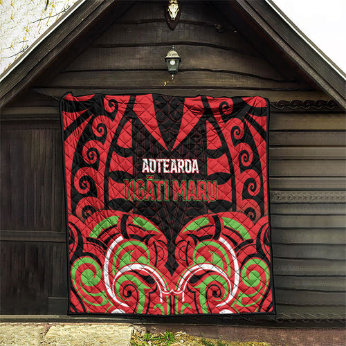 Aotearoa Ngati Maru Quilt New Zealand Traditional Maori Pattern
