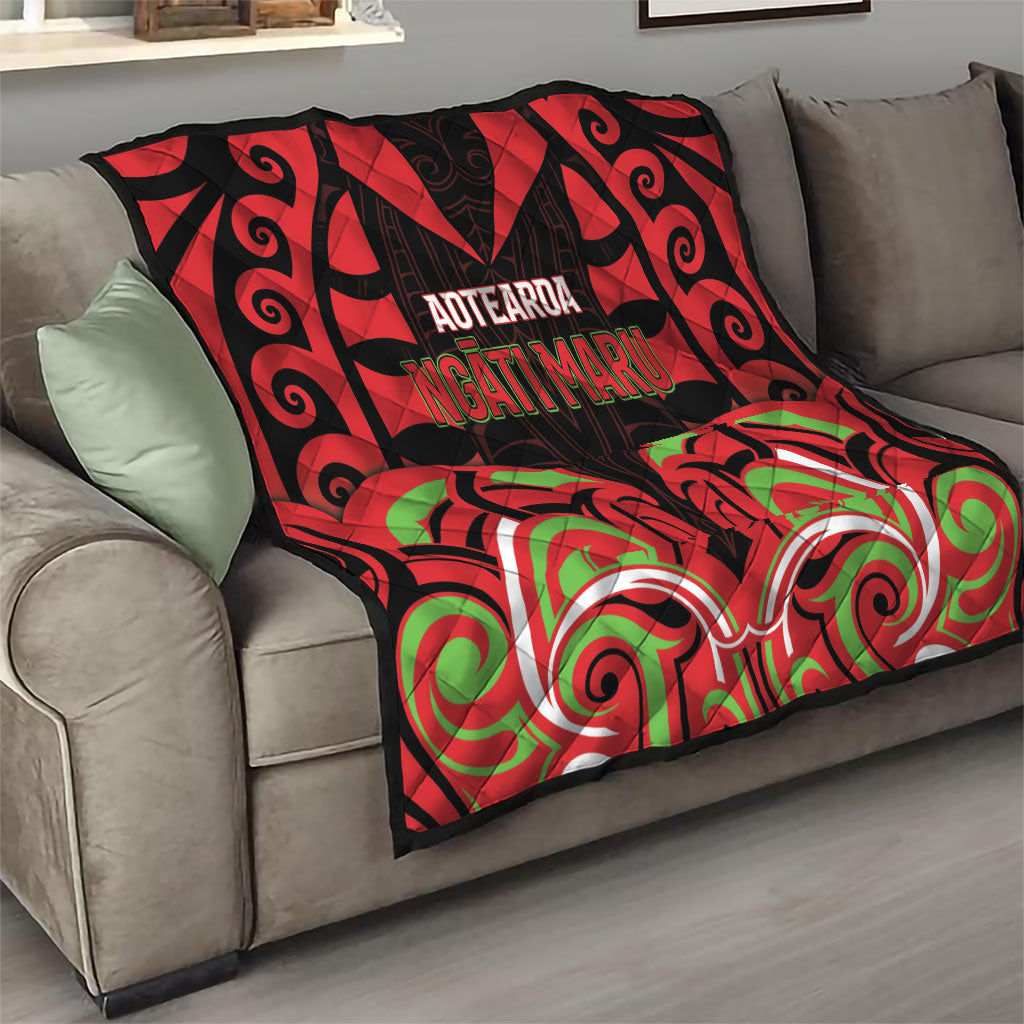 Aotearoa Ngati Maru Quilt New Zealand Traditional Maori Pattern