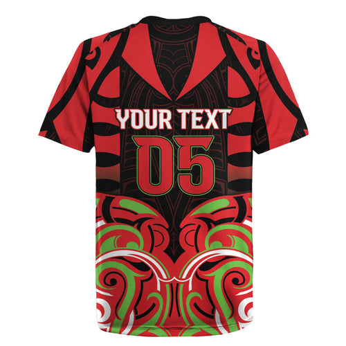 Custom Aotearoa Ngati Maru Rugby Jersey New Zealand Traditional Maori Pattern
