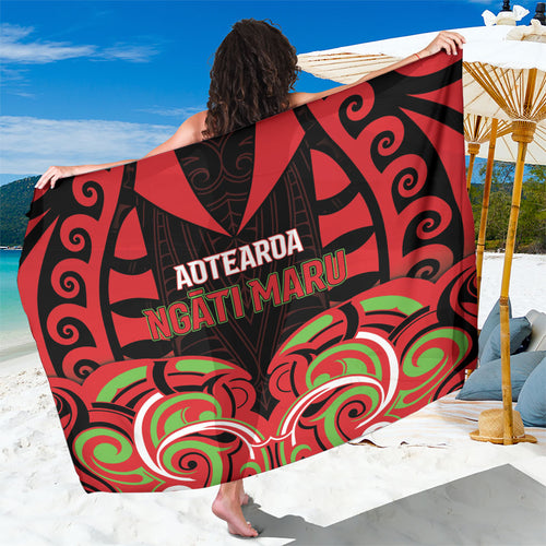 Aotearoa Ngati Maru Sarong New Zealand Traditional Maori Pattern